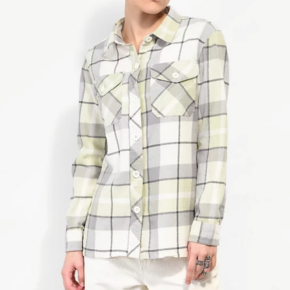 Women's Dravus Plaid 100% Cotton Flannel Medium From Zumiez